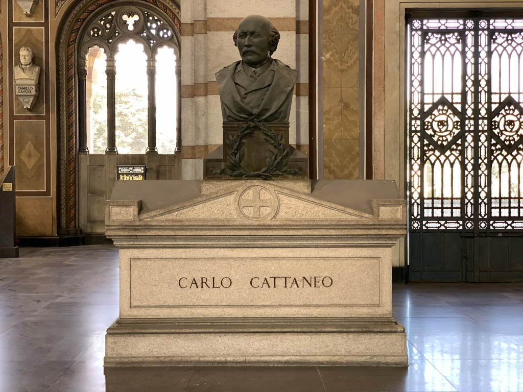 La tomba di Carlo Cattaneo